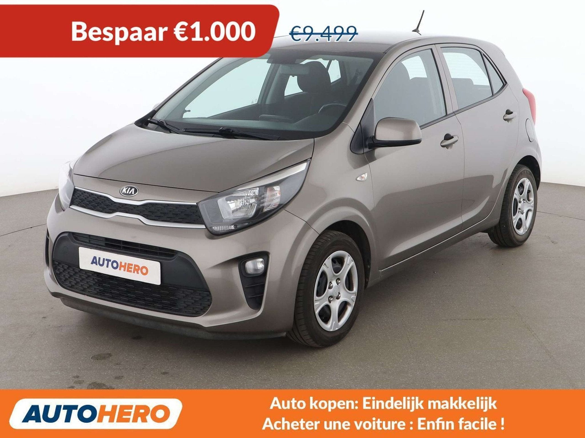 Kia Picanto 1.0 Attract (année de construction 2019), Autos, Kia, Argent ou Gris, Achat, 998 cm³, Euro 6