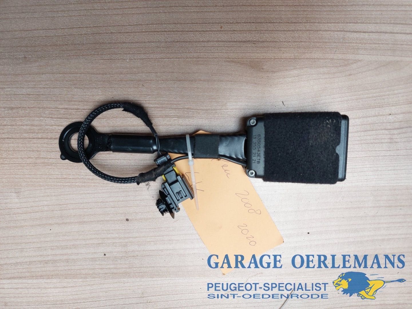 gordel sluiting peugeot 2008 2021, 6350543etb, Gebruikt, -, -, ARN erkend