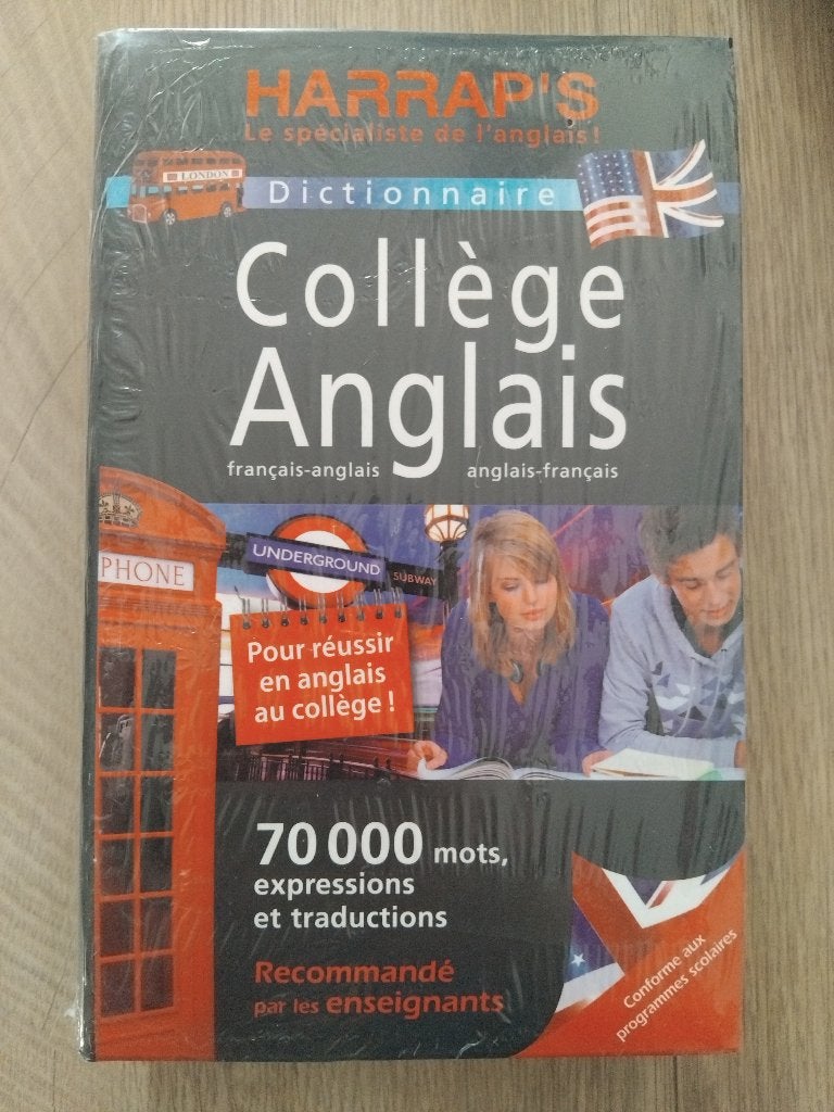 Dictionnaire Harrap's d'anglais, Neuf, Enlèvement ou Envoi, Collectif, Anglais