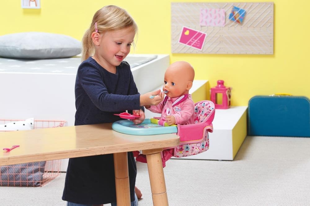 Chaise de table et sac de couchage Baby Born - Dès 3 ans, Enlèvement, Comme neuf, Autres types