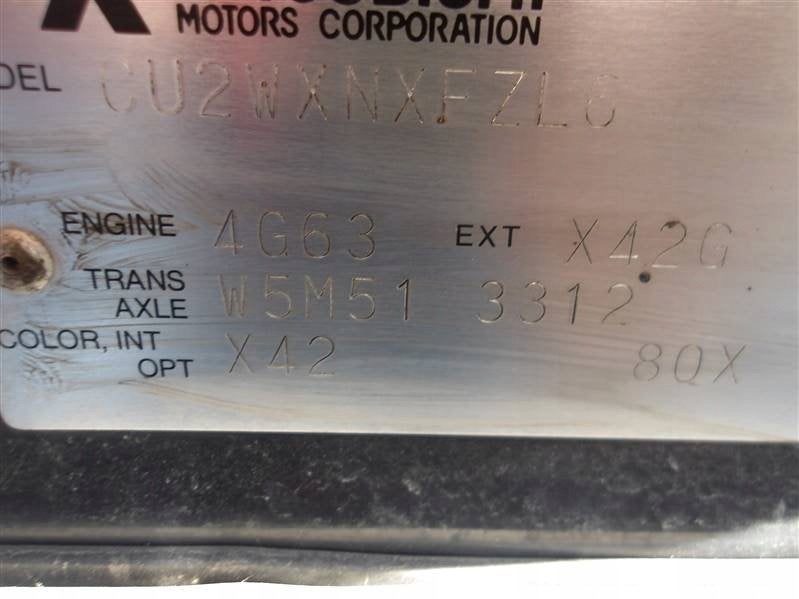 Moteur 4G63T Complet OUTLANDER MITSUBISHI, Envoi, Utilisé, Skoda