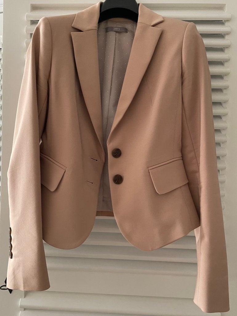Roze blazer met knopen maat 38, Jasje, Roze, Jakes, Gedragen