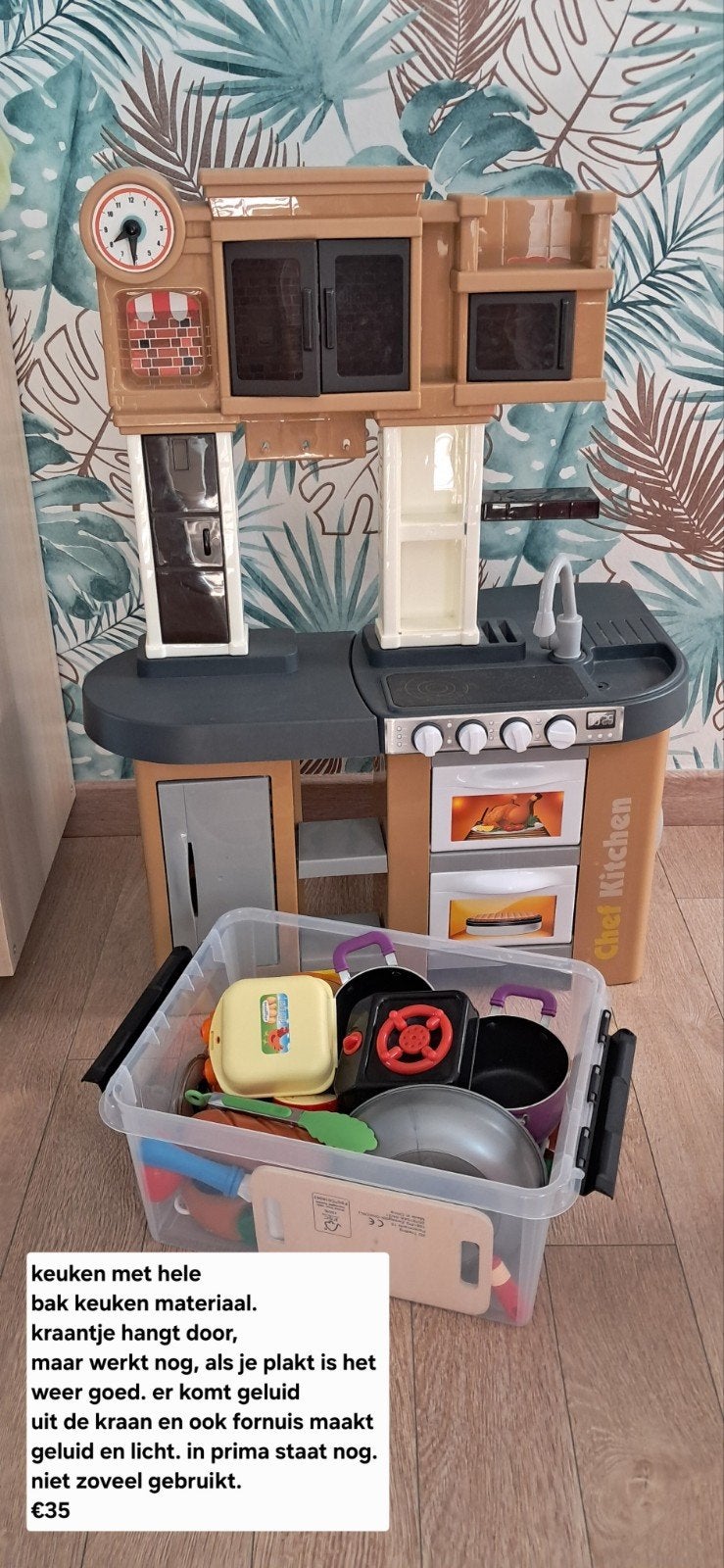speelkeuken, Ophalen, Speelkeuken