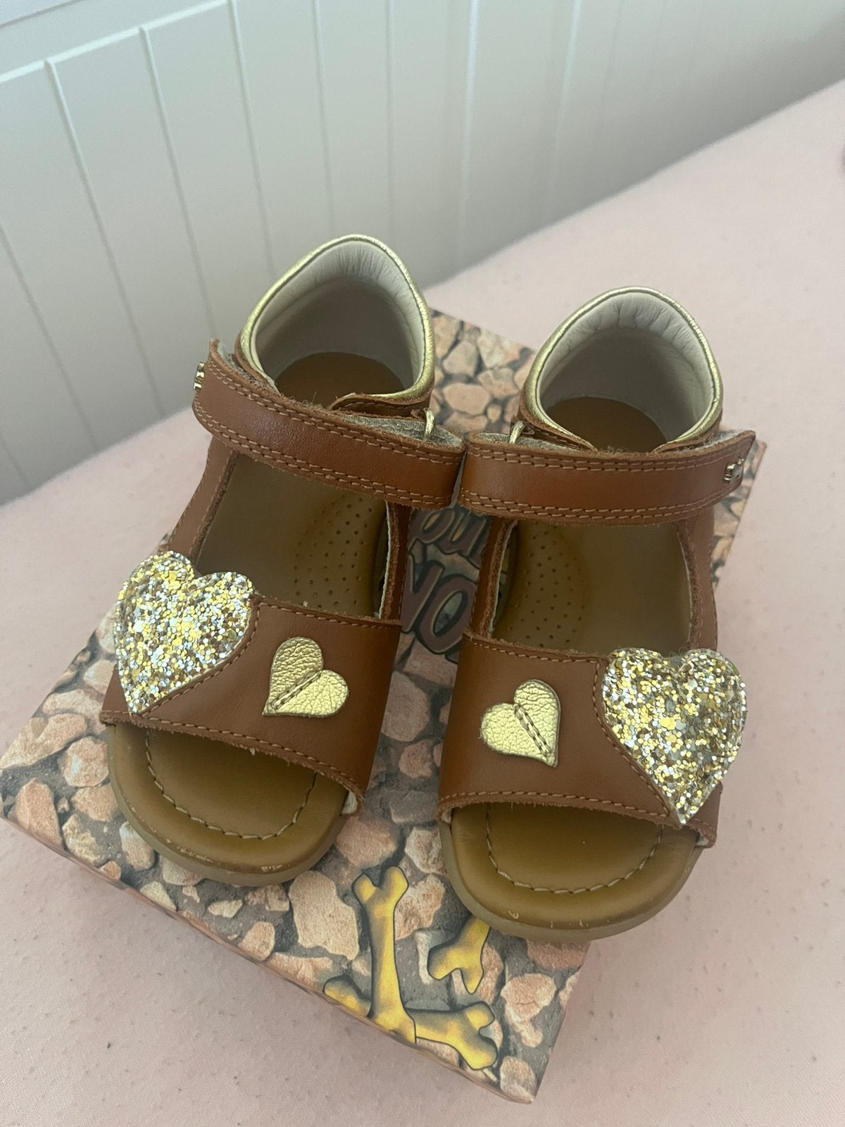 Sandalen stones en bones, Kinderen en Baby's, Babykleding | Schoentjes en Sokjes, Ophalen, Meisje, Overige typen, Zo goed als nieuw