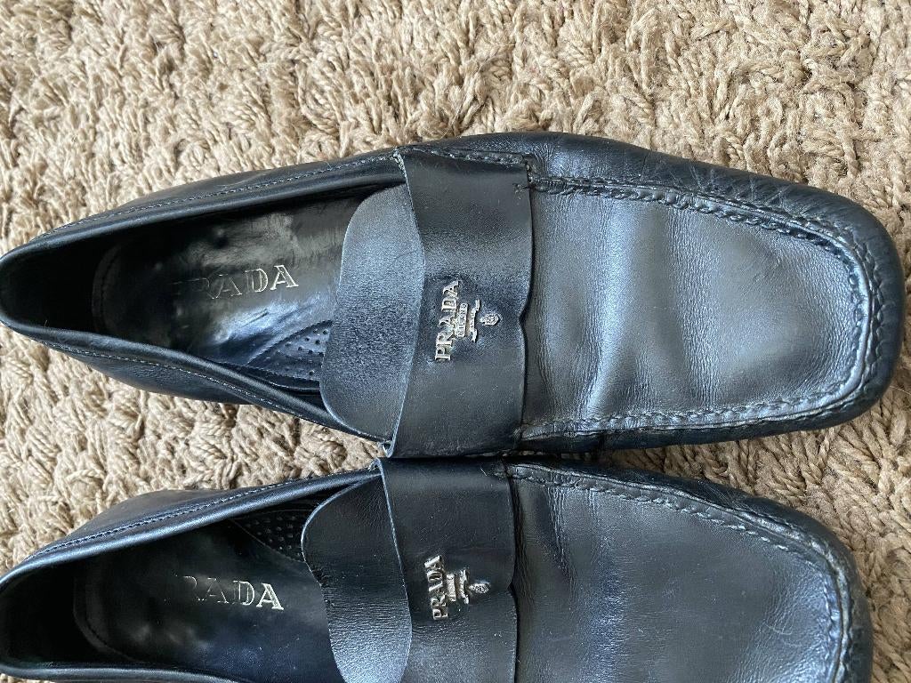 chaussures homme PRADA Pointure 8 cuir, Kleding | Heren, Schoenen, Ophalen, Zwart, Wandelschoenen, Prada