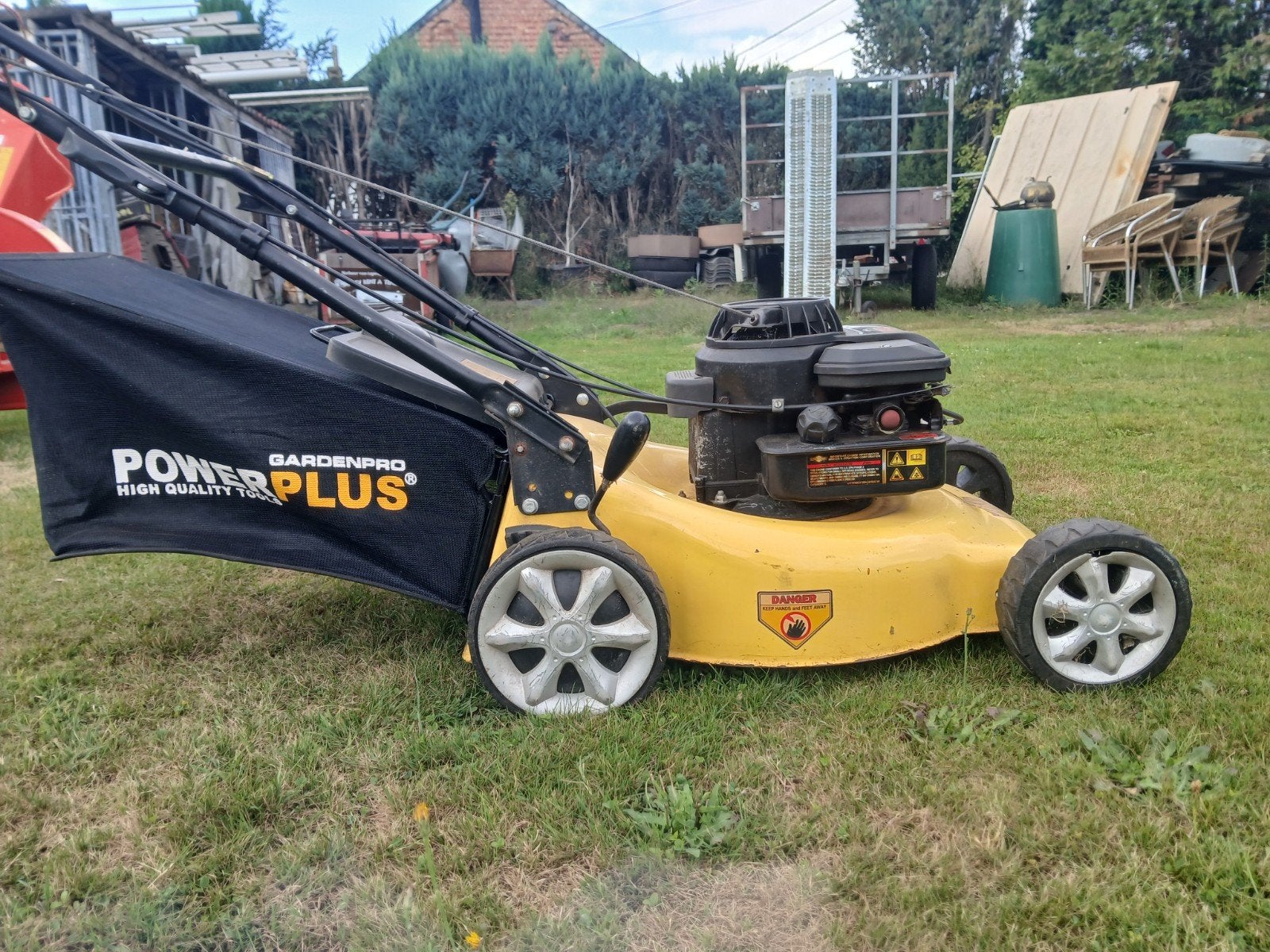 grasmachine, Tuin en Terras, Ophalen, Opvangbak