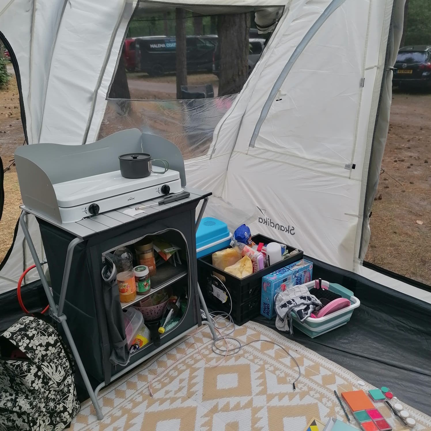 4 persoons tent skandica, Caravans en Kamperen, Ophalen