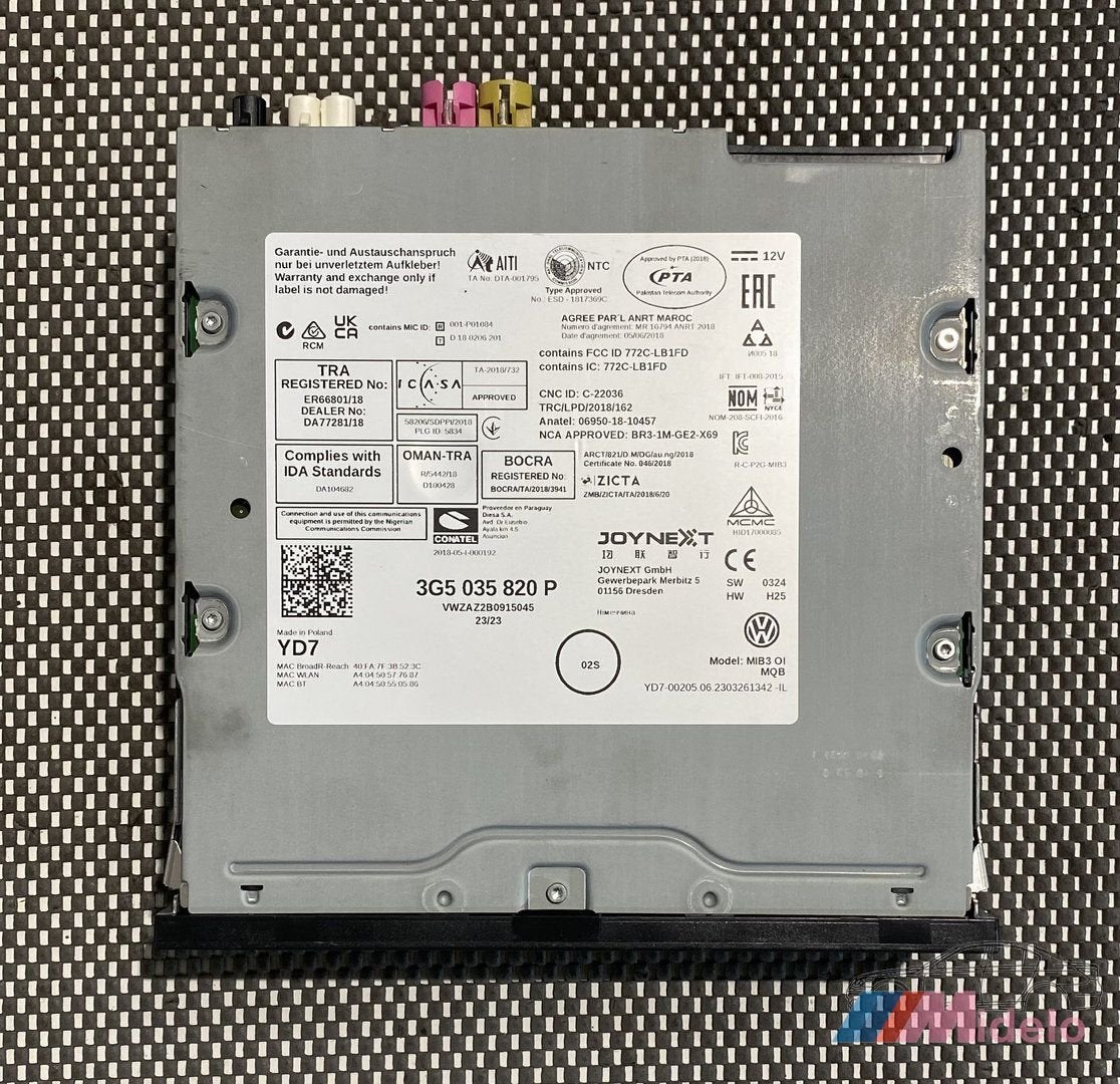 VW TIGUAN REGELAPPARAAT RADIO/NAVIGATIE 3G5035820, Auto diversen, Autoradio's, Ophalen of Verzenden, -, -, -