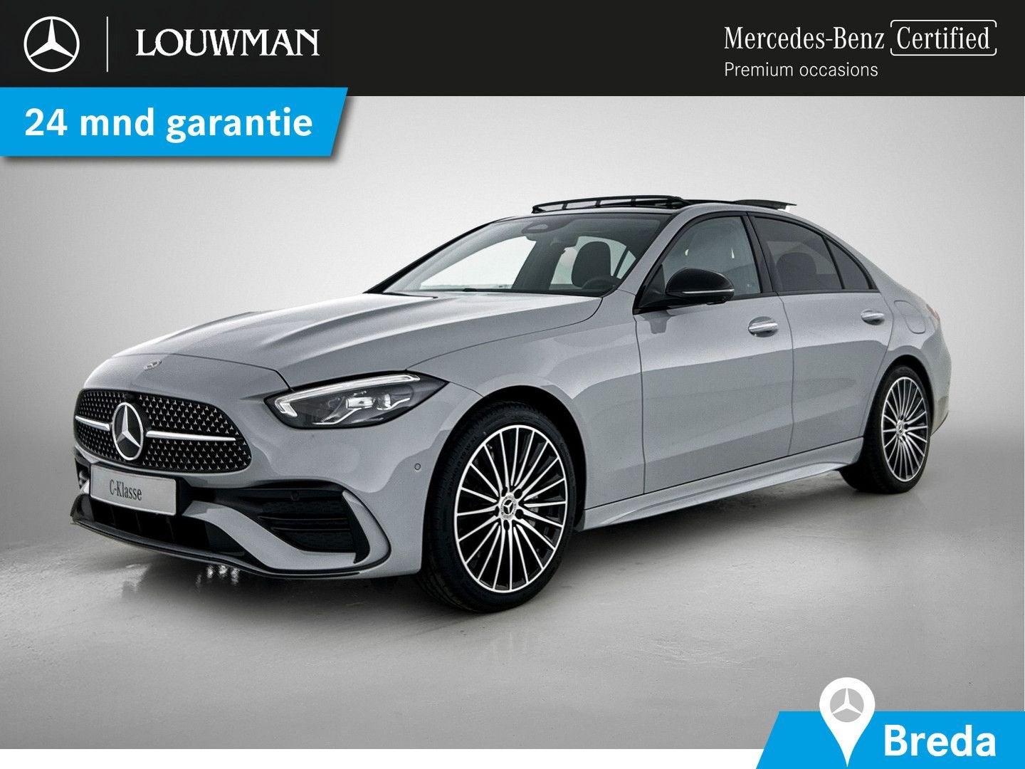 Mercedes-Benz C 300 e Business Solution AMG | Trekhaak | Nig, Autos, Mercedes-Benz, Argent ou Gris, Achat, Noir, Berline