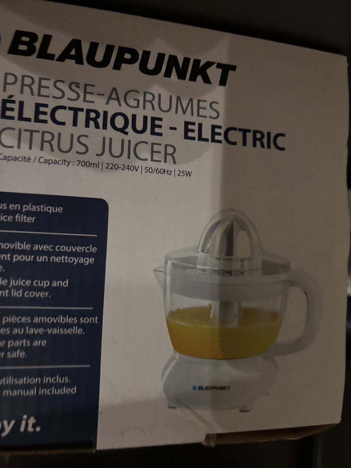 Presse-agrumes, Electroménager, Extracteurs de jus, Envoi, Neuf, Électrique, Presse-agrume