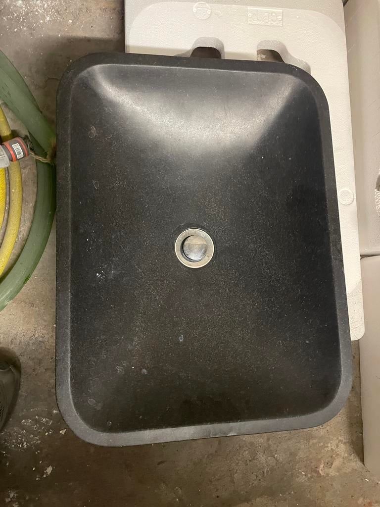 Natuursteen lavabos op/inbouw, Doe-het-zelf en Bouw, Ophalen, Wastafel