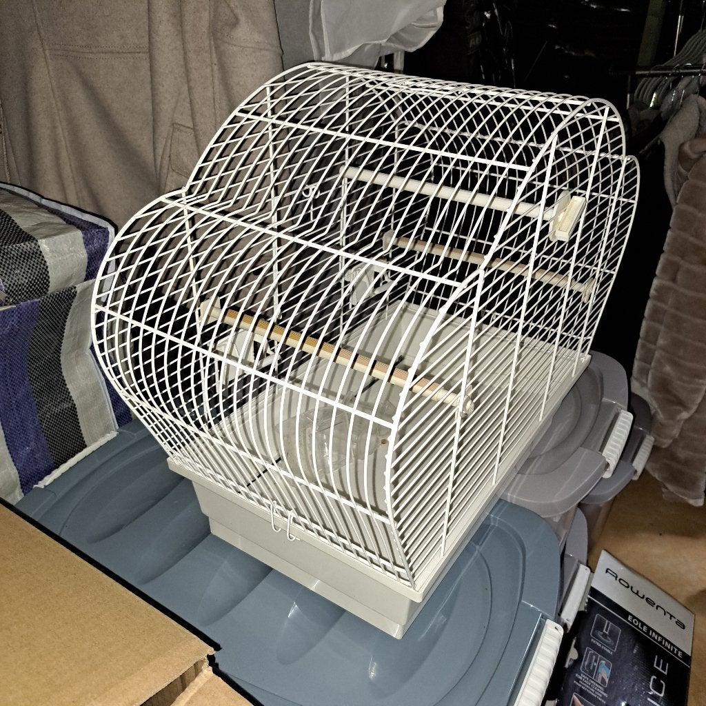 Vogelkooi, Ophalen, Zo goed als nieuw, Metaal, Vogelkooi