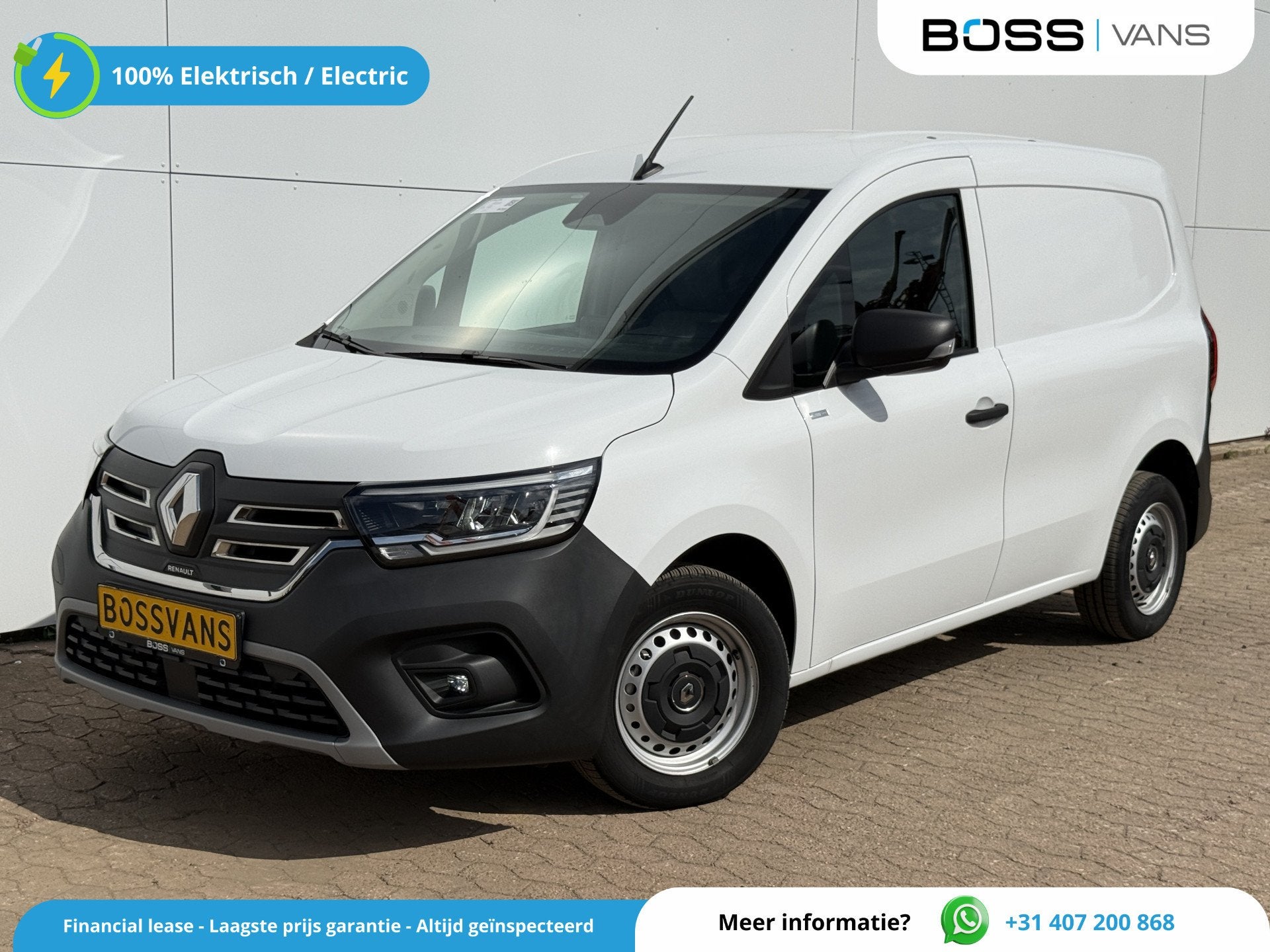 Renault Kangoo E-Tech 45kWh 122PK L1 Elektrisch 300km WLTP 9, 45 kWh, Achat, 300 km, 2 places