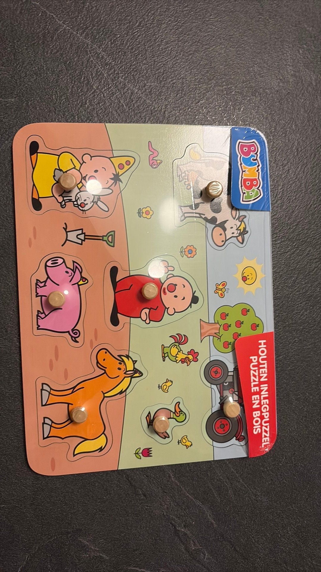 Houten puzzel bumba, Ophalen, Zo goed als nieuw