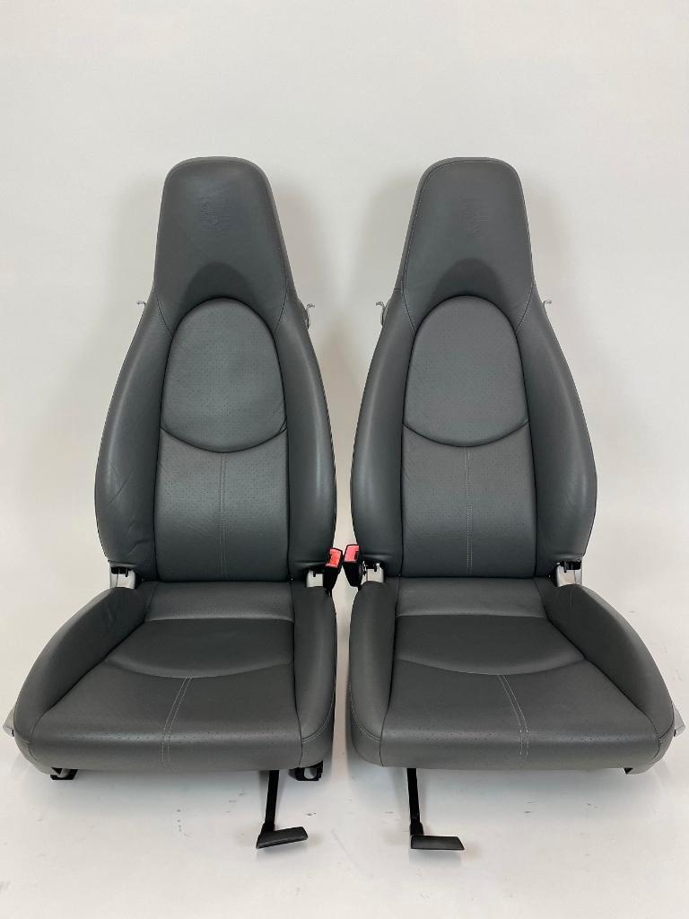 Sièges en cuir gris pour Porsche Boxter (987), 911 (997), Enlèvement ou Envoi, Utilisé, Porsche