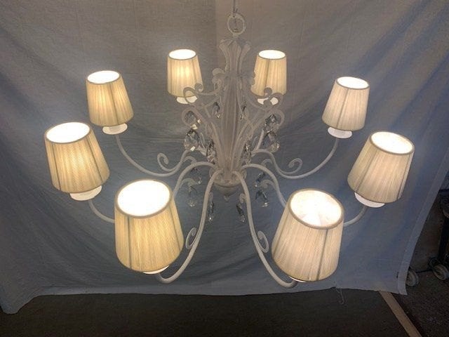 Prachtige hanglamp "Lirio Krone" by Philips, Verre, 84 cm, Enlèvement, Utilisé