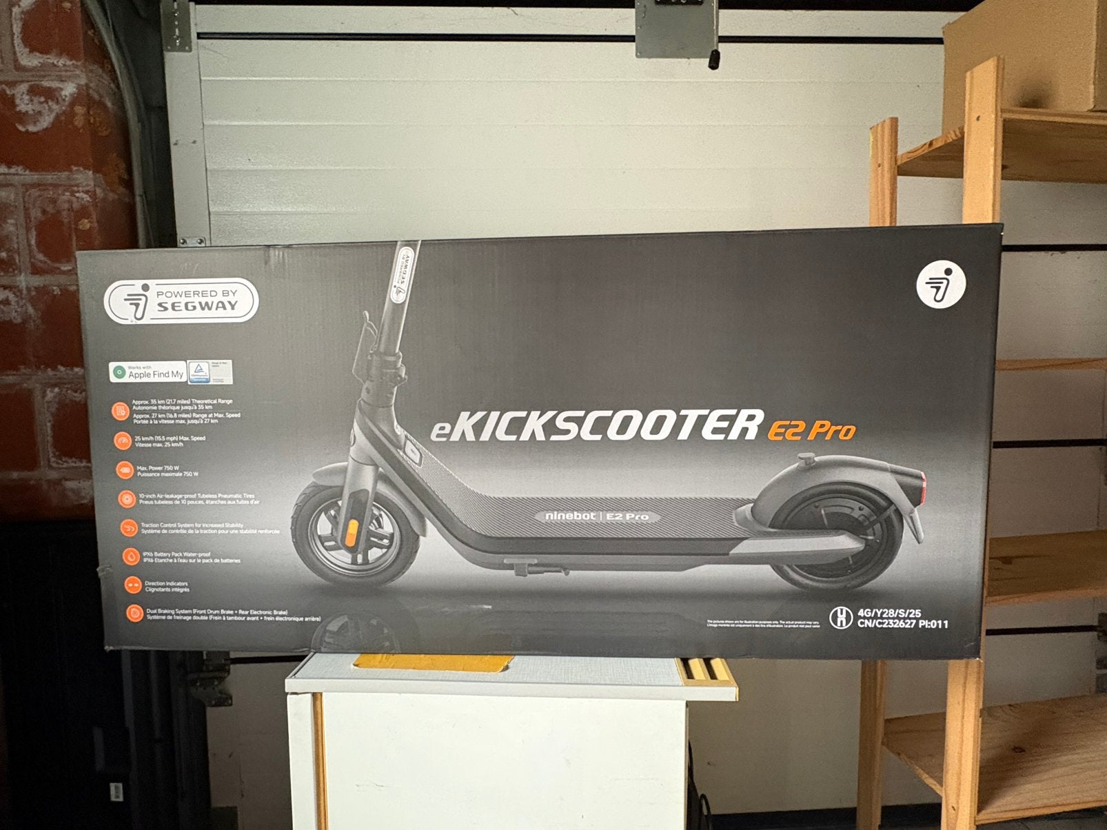 Trotinette electrique Ninebot E2 pro, Ophalen, Zo goed als nieuw