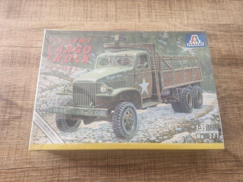 Italeri 1/35 U.S. Army 2 1/2ton Cargo Truck, Hobby en Vrije tijd, Modelbouw | Auto's en Voertuigen, Italeri, 1:32 tot 1:50, Nieuw