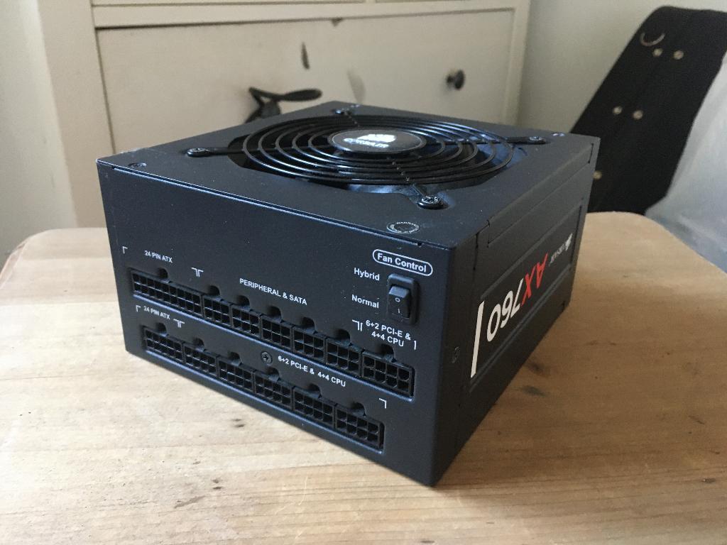 Alimentation PC Corsair ATX AX760, Neuf