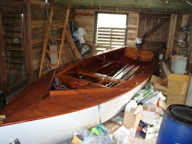 ZEILBOOT VAURIEN IN ZEER GOEDE STAAT, Watersport en Boten, Ophalen, 10 cm, 2 pk, Overige typen
