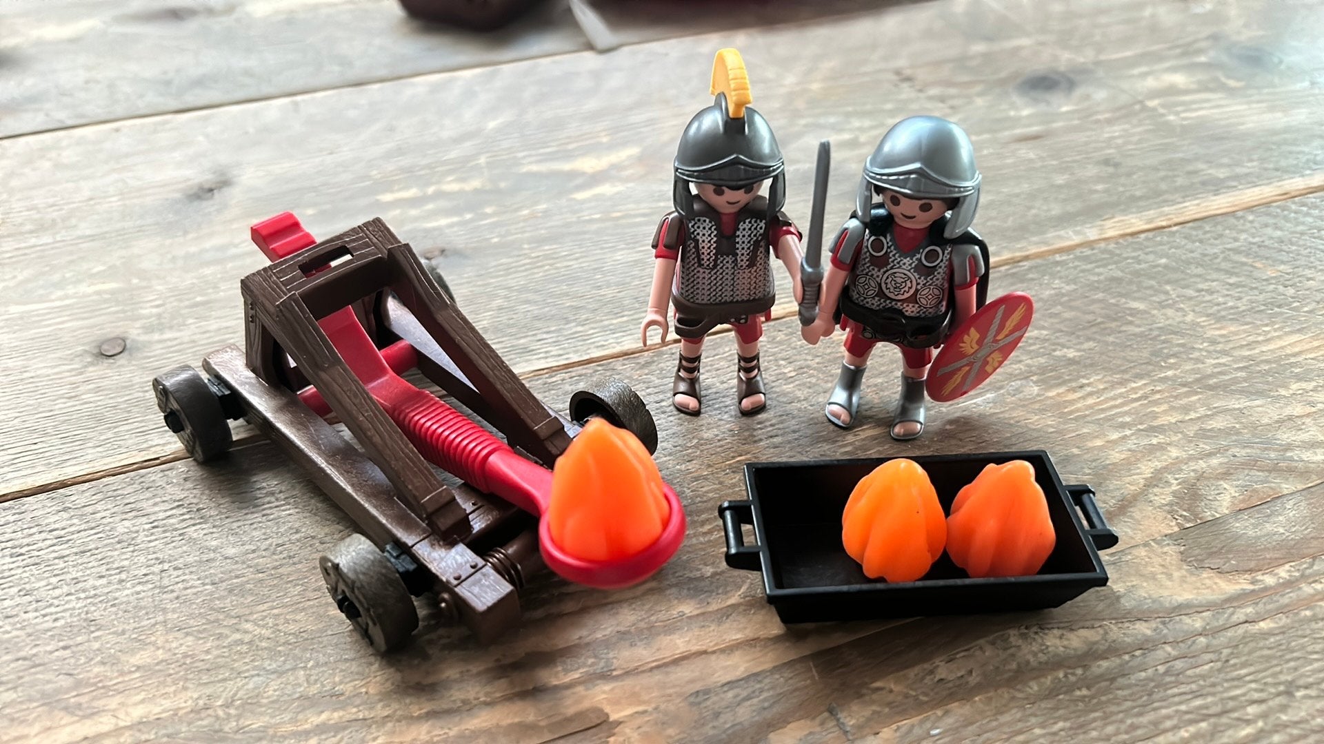 Playmobilset 4278 romeinse vuurkatapult, Kinderen en Baby's, Ophalen, Zo goed als nieuw