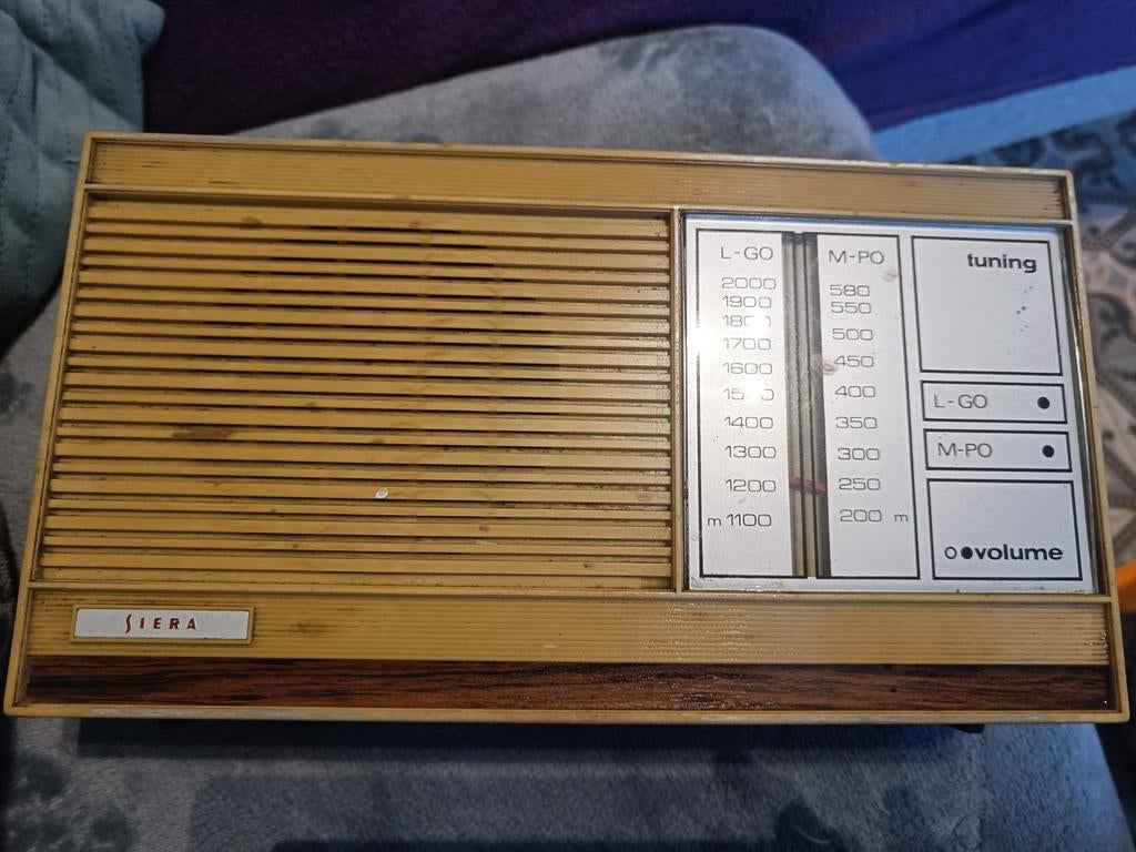 Oude radio, Audio, Tv en Foto, Radio's, Ophalen, Radio