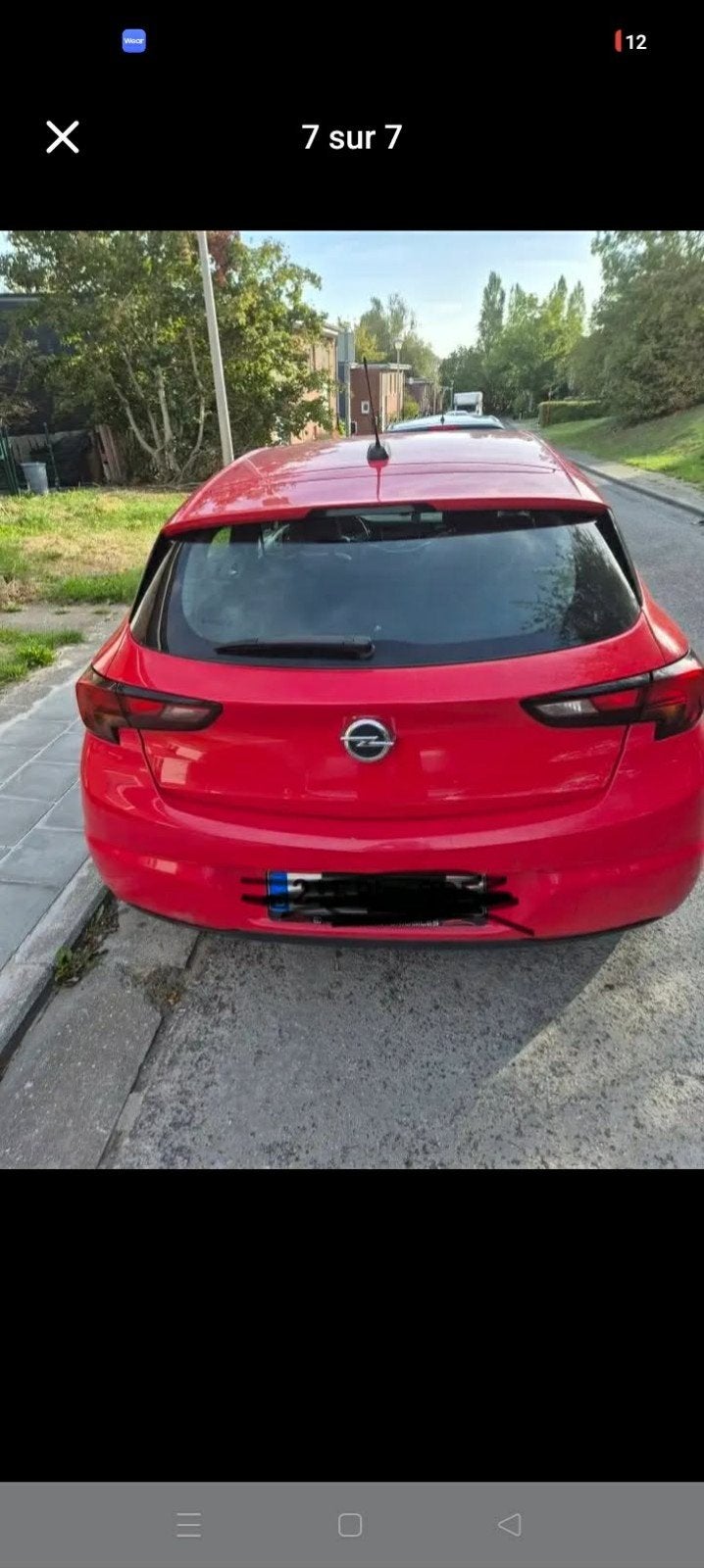 opel astra 2016, Rouge, Achat, Boîte manuelle, 5 portes