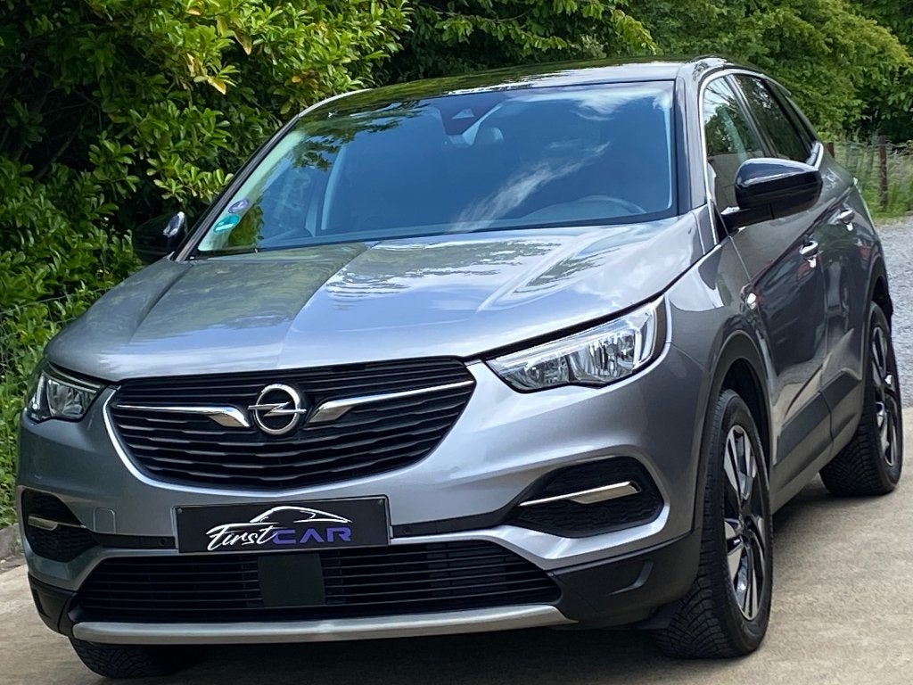 Opel Grandland X 1.2i 11/2019 141631Km CUIR-CLIM-NAVI-GARANT, Autos, Opel, Cuir, Euro 6, Entreprise, Garantie prolongée
