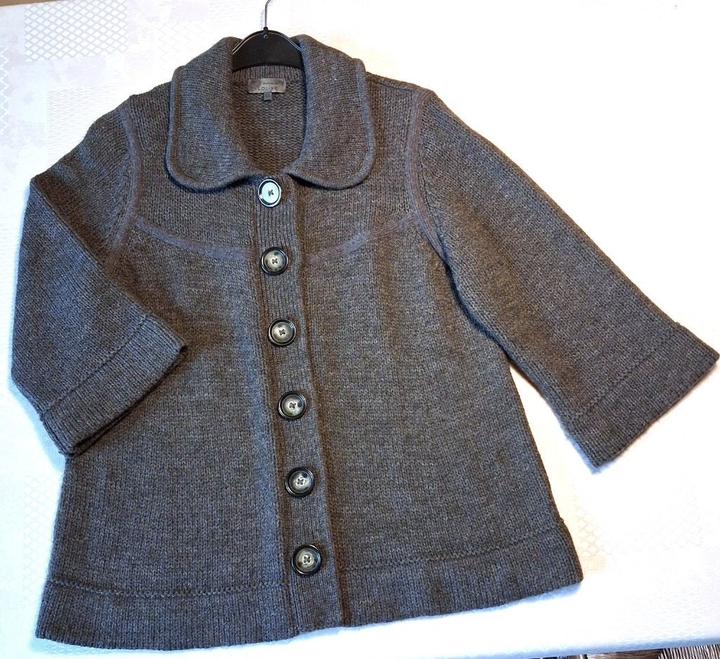 dames pull / jacquet grijs  m: XXL, Vêtements | Femmes, Pulls & Gilets, Comme neuf, Enlèvement, L'histoire de Louise, Taille 46/48 (XL) ou plus grande