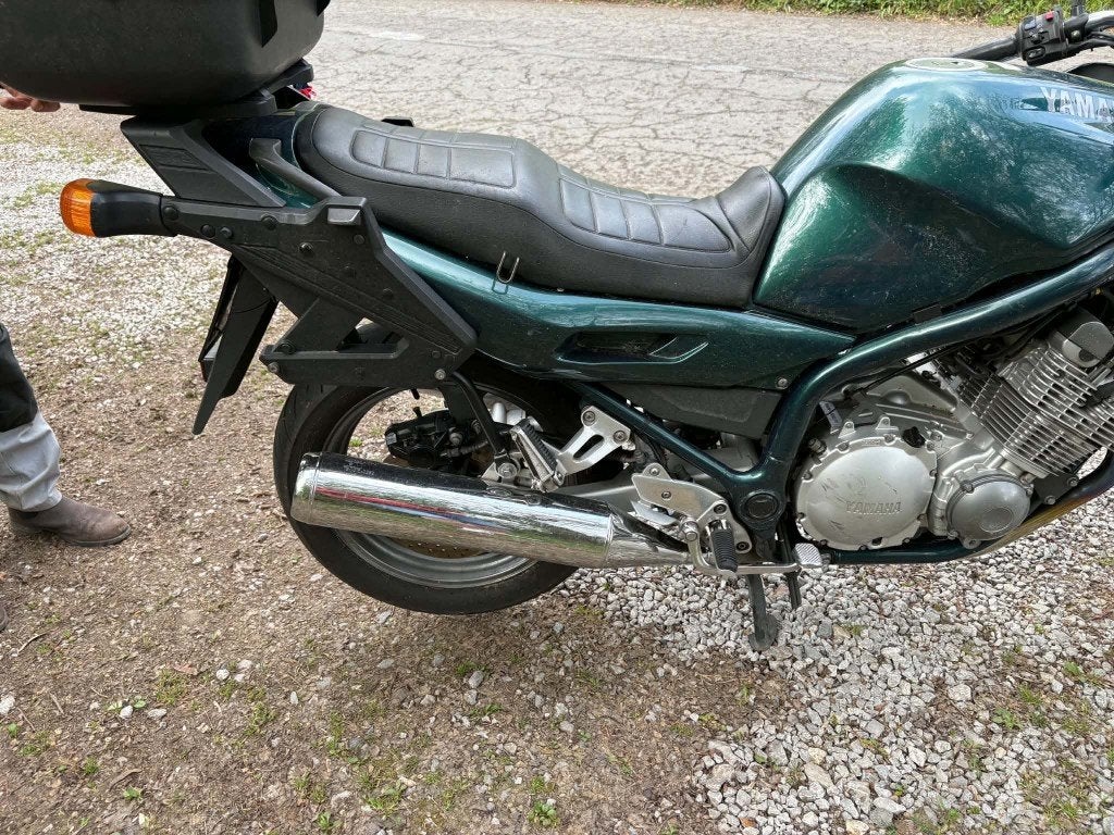 Yamaha XJ 900 Diversion - Accidentée - 99.800 km, Tourisme, Occasion, Plus de 35 kW, Particulier