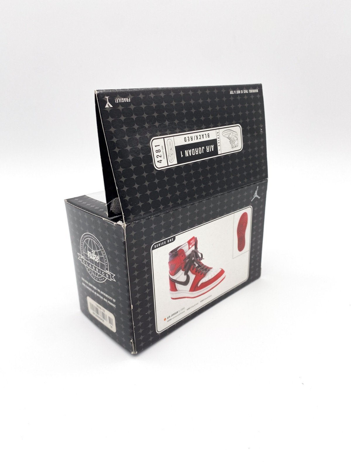 NIKE Air Jordan 1 Wht/Rd/Blck Bowen Design Mini Collectable, Enlèvement, Neuf, Autres types