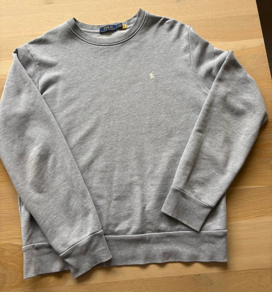 Lichtgrijze sweater van Polo Ralph Lauren, Enlèvement ou Envoi, Comme neuf, Taille 48/50 (M), Gris