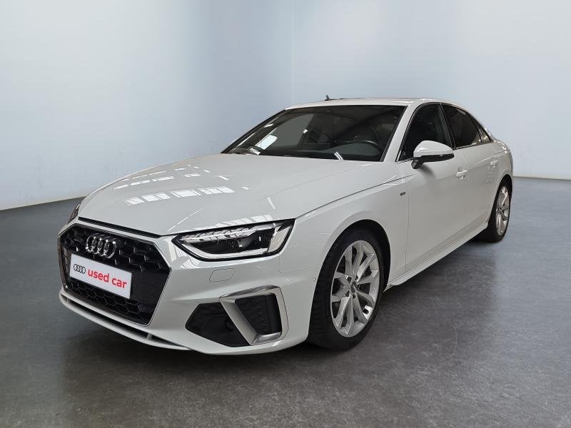 Audi A4 S Line | 2.0 tdi 190 cv | Quattro | GPS | Camera | C, Automaat, 4 deurs, Wit, Bedrijf