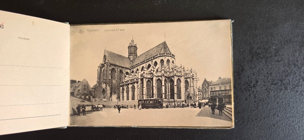 Postkaartenset Leuven, Verzamelen, Ophalen of Verzenden, Voor 1920, Ongelopen, Vlaams-Brabant