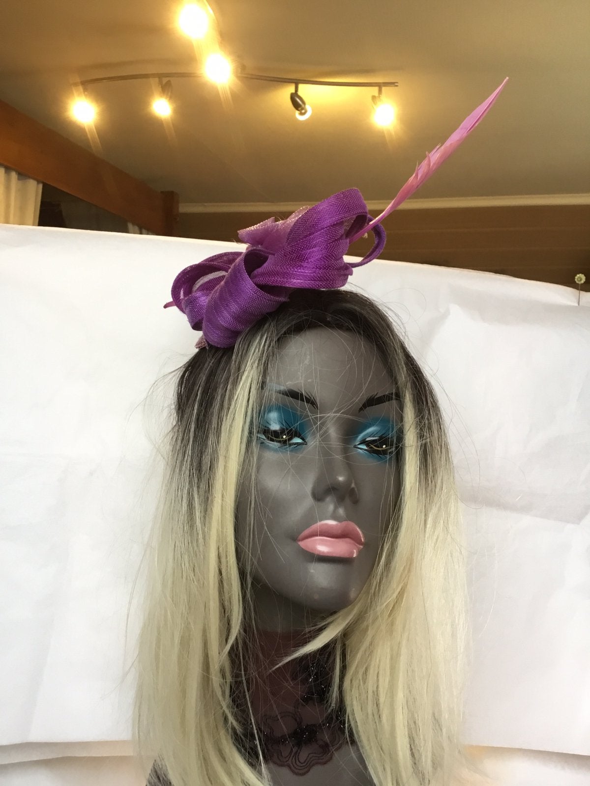 Chapeau bibi pour mariage, fete, cérémonie, Envoi, Comme neuf, Chapeau