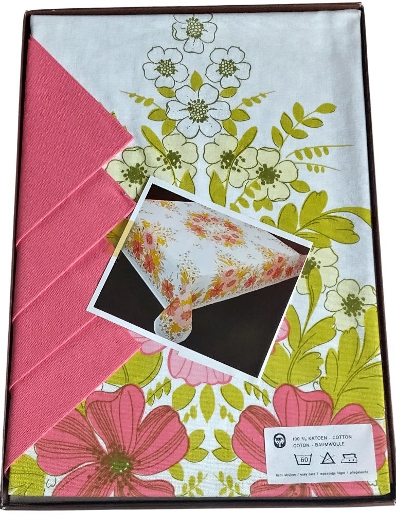 Nappe tissu 100% coton Birdy Exclusive neuf vintage, Enlèvement