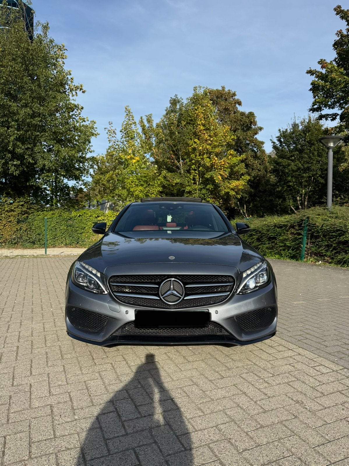 Mercedes-Benz C200 Full AMG kit brabus, Autos, Cuir, Argent ou Gris, Euro 6, Entreprise