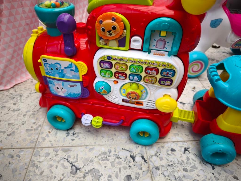 Train v tech, Enlèvement