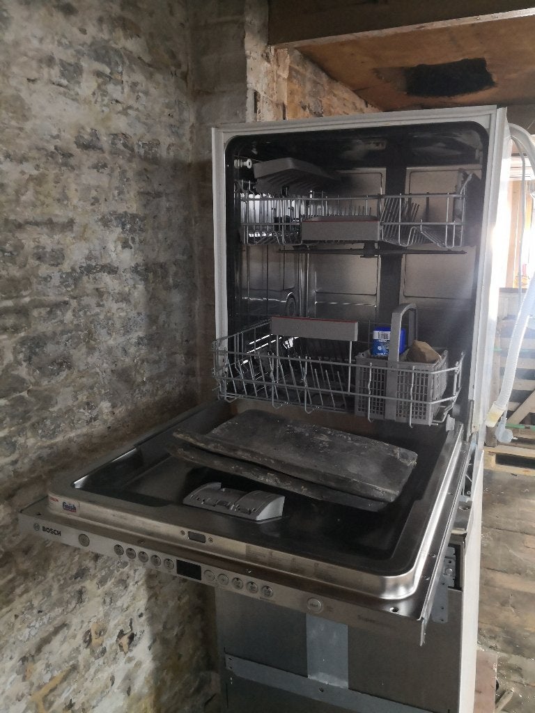 Vaatwasser Bosch inbouw Super Silent, Ophalen, Gebruikt, Inbouw, Energieklasse A of zuiniger