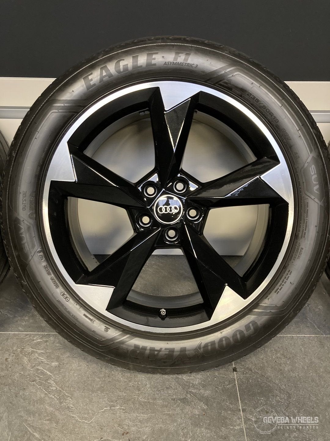 19'' originele Audi Q3 F3 S-line velgen + banden 5x112 63A 6, 19 inch, Gebruikt, -, -