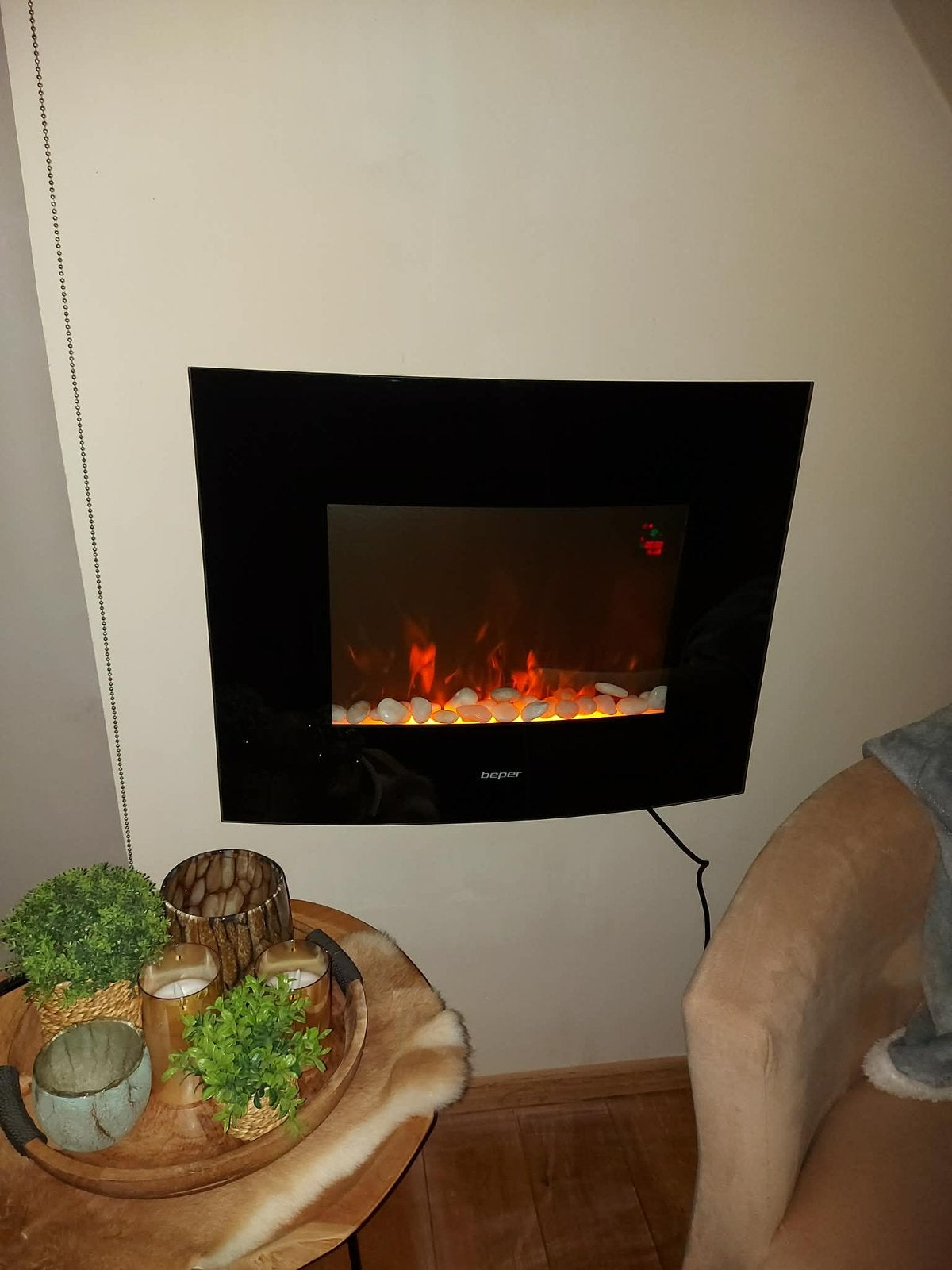 Bij verwarming/sfeer kachel temperatuur instelbaar, Ophalen, Zo goed als nieuw