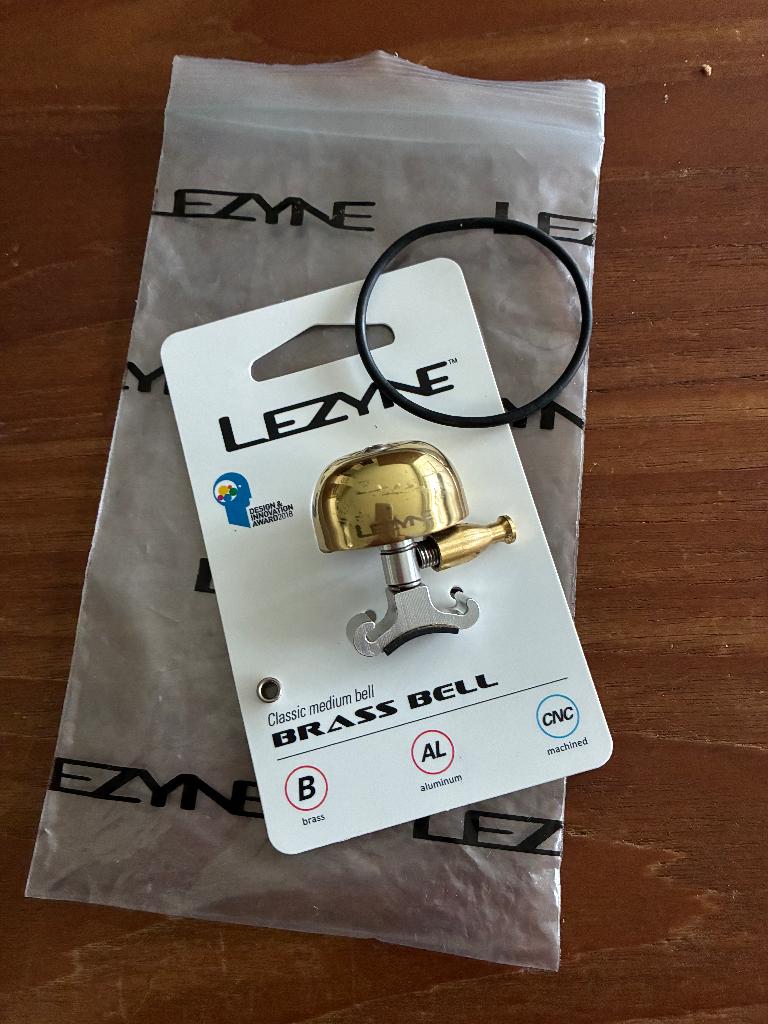 LEZYNE Klassieke messing fiets bel - brons, Ophalen, Gebruikt