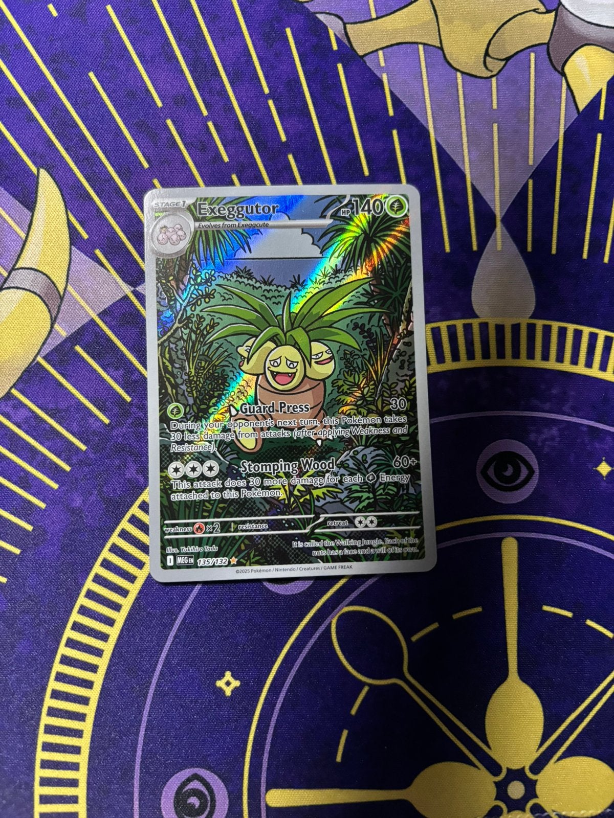 Pokemon Exeggutor Mega Evolutions, Ophalen of Verzenden, Nieuw, Losse kaart, Foil