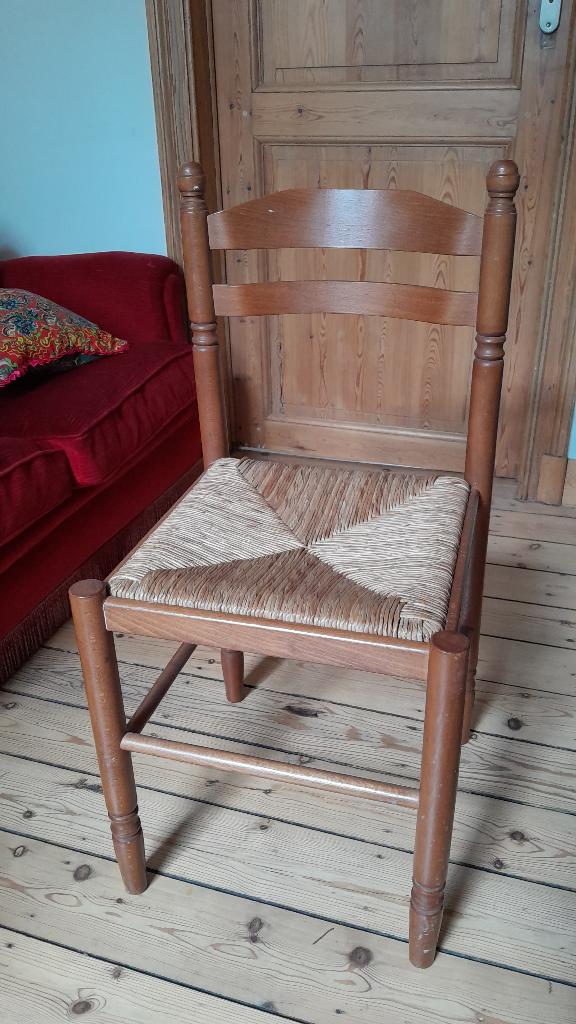 Chaise, Enlèvement, Utilisé, Osier ou Rotin, Deux