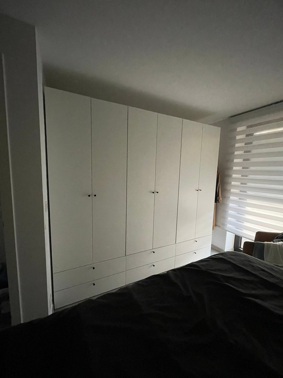 Grote witte kleerkast! 2,35B x 2,20H, 200 cm of meer, Zo goed als nieuw, 200 cm of meer, Ophalen