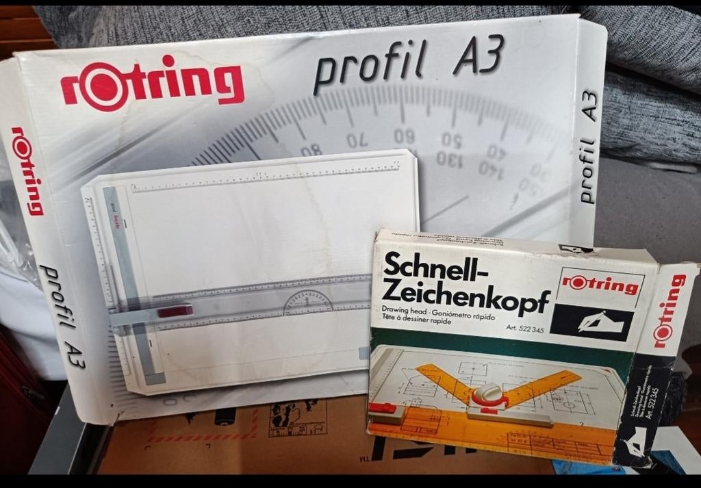 Rotring profil A3 en Schnell-zeichenkopf ophalen en Cash bet, Ophalen