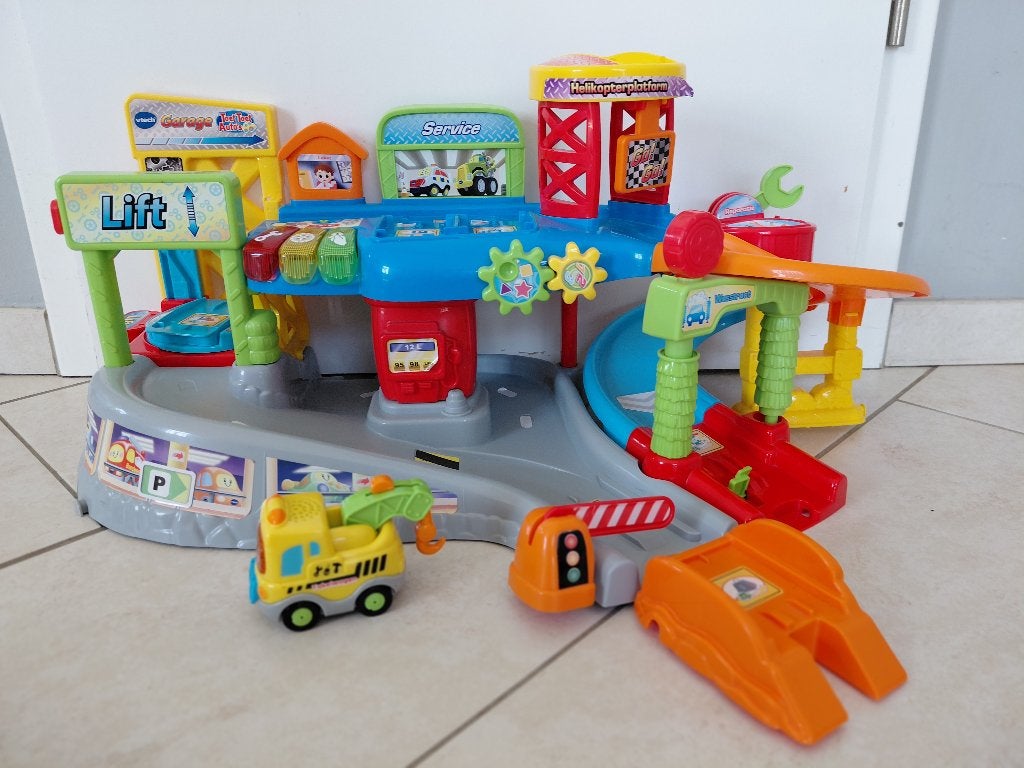 Garage Vtech Toet Toet Auto's, Kinderen en Baby's, Speelgoed | Vtech, Ophalen, Zo goed als nieuw, 2 tot 4 jaar