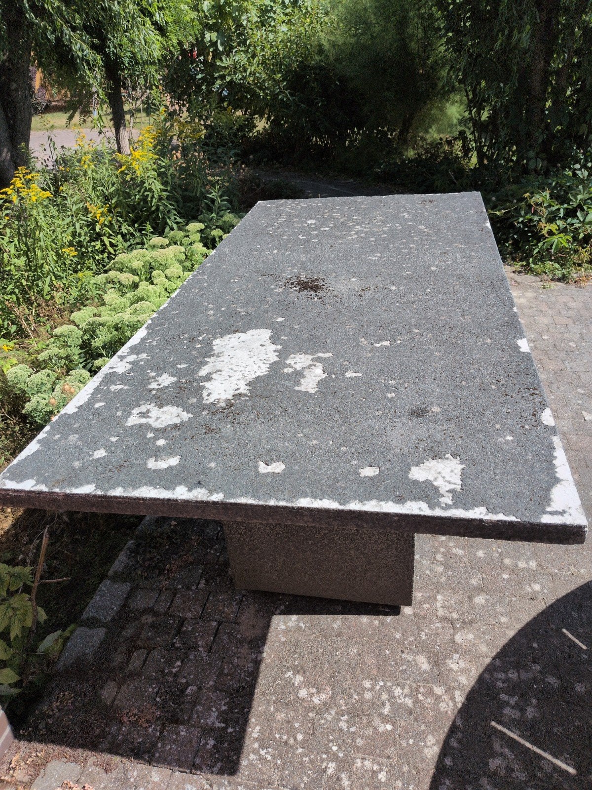 ancienne table de jardin endommagée, ramassage gratuit, Jardin & Terrasse, Enlèvement, Utilisé, Rectangulaire, Autres matériaux