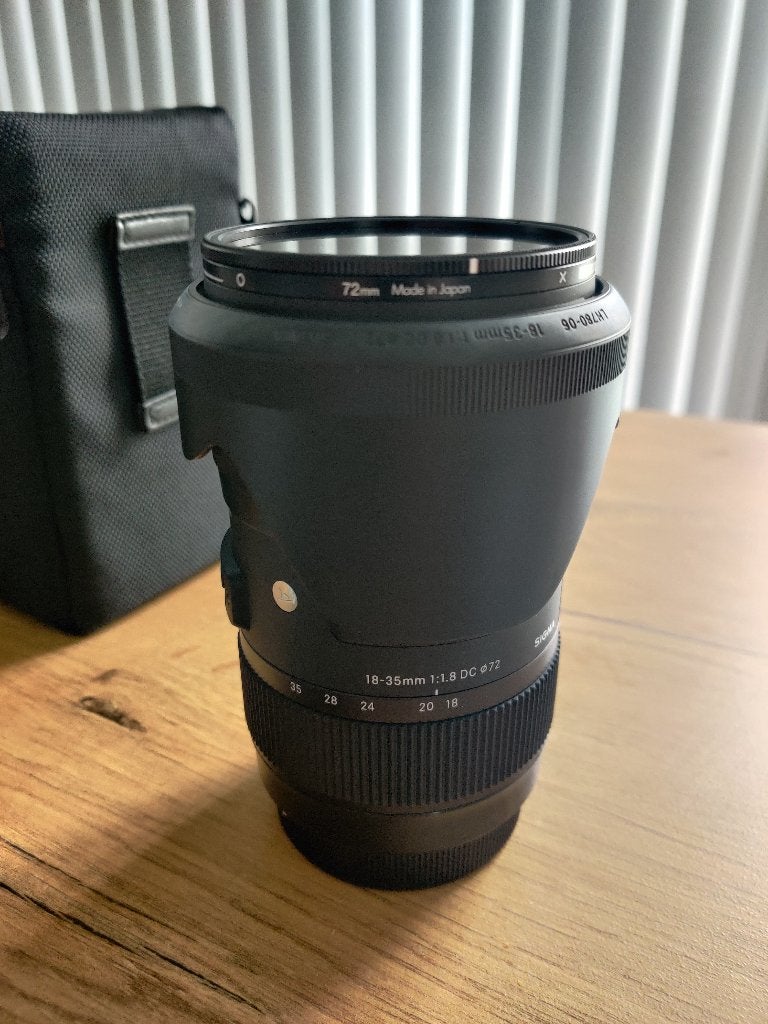 SIGMA 18-35mm F1.8 DC HSM (Canon), Sigma, Filtre inclus, Comme neuf, Enlèvement