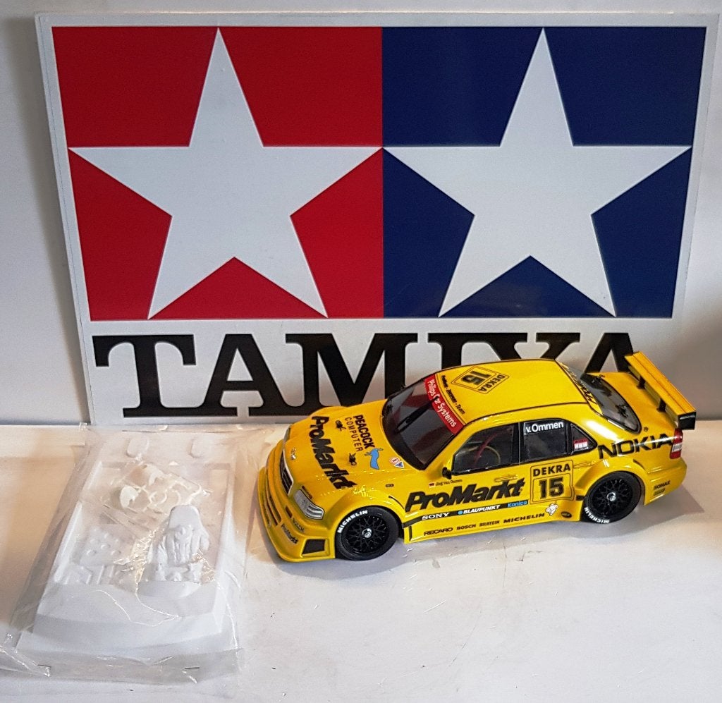 Tamiya AMG Mercedes C-Klasse ProMarkt-Zakspeed (TT-01E), Hobby en Vrije tijd, Elektro, Nieuw, Ophalen of Verzenden, Schaal 1:10